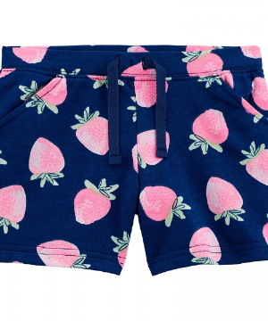 Moda Infantil Feminino - Shorts Franceses Morango