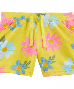 Moda Infantil Feminino - Shorts Franceses Tropical