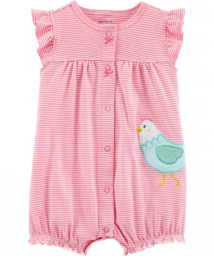 Moda Infantil Feminino - Romper Macacão 