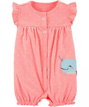 Moda Infantil Feminino - Romper Macacão 